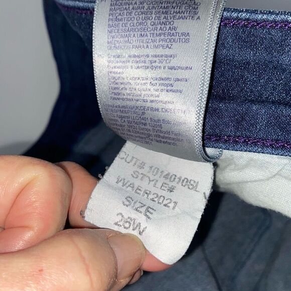 NYDJ Women's Lift Tuck Technology AMI Skinny Legging Jeans Blue Size 26 - Picture 14 of 15